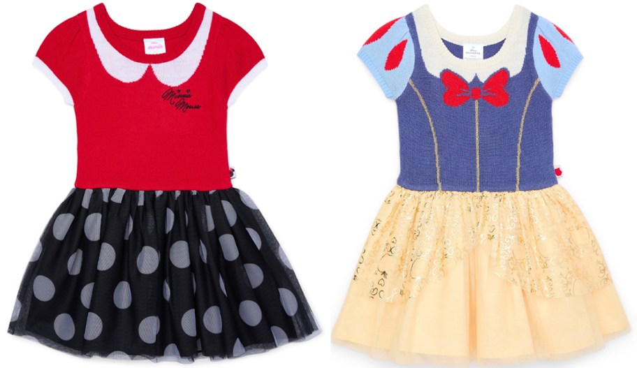 minnie mouse and snow white dresses