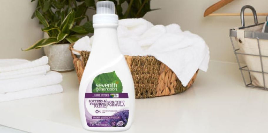 Seventh Generation Liquid Fabric Softener 32oz Only $2.47 After Walmart Cash