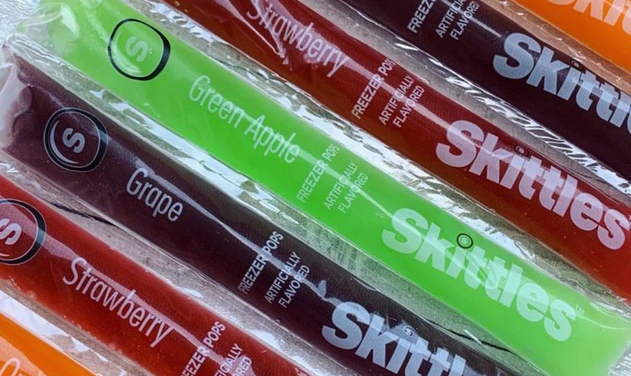 skittles ice pops 