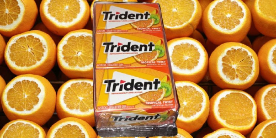 Trident Sugar-Free Gum 12-Pack Only $7.47 Shipped on Amazon