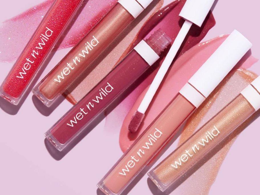 wet n wild lip glosses