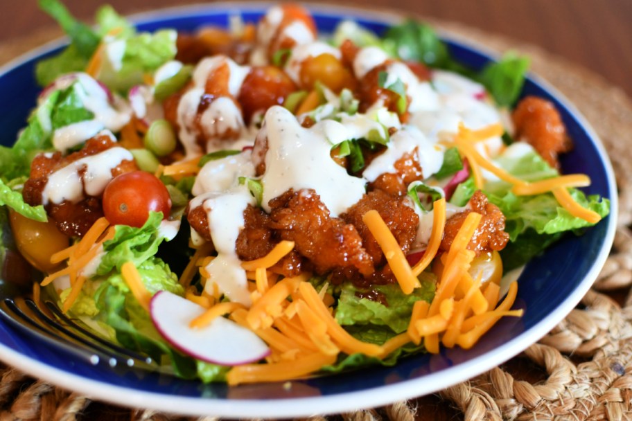 wingers chicken finger salad copycat