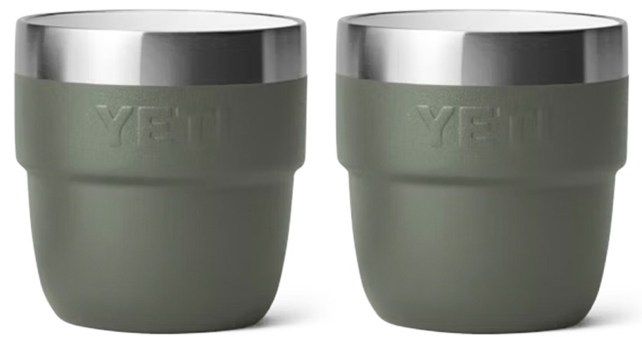 dark green espresso yeti tumblers