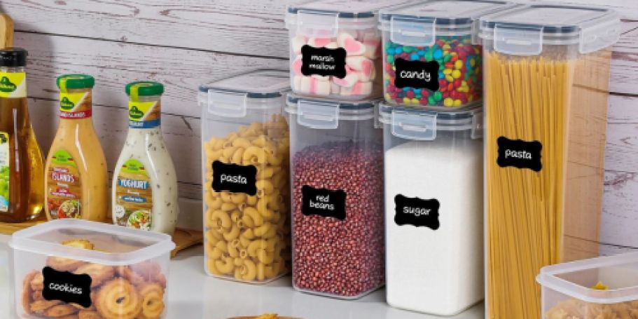 Food Storage Container 24-Piece Set Only $23.93 on Walmart.online | Includes Labels & Marker