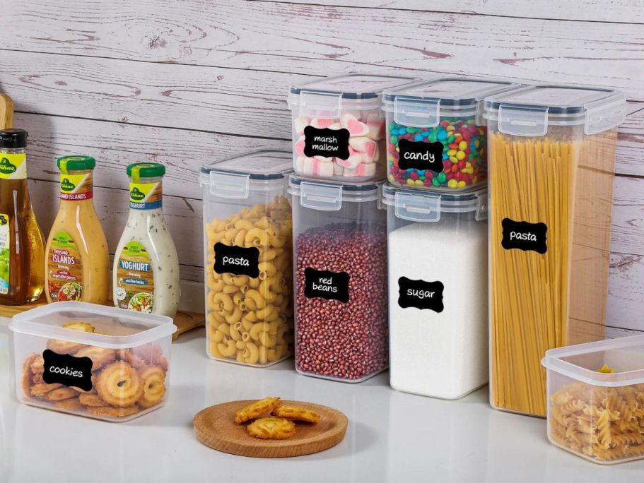 Food Storage Container 24-Piece Set Only $23.93 on Walmart.online | Includes Labels & Marker