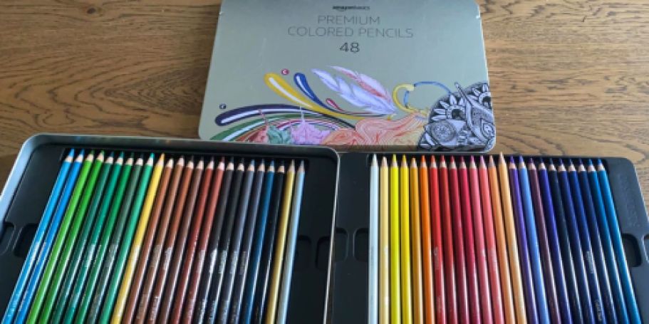 Amazon Basics Premium Colored Pencils 48-Pack Just $5.99 Shipped (Reg. $22)