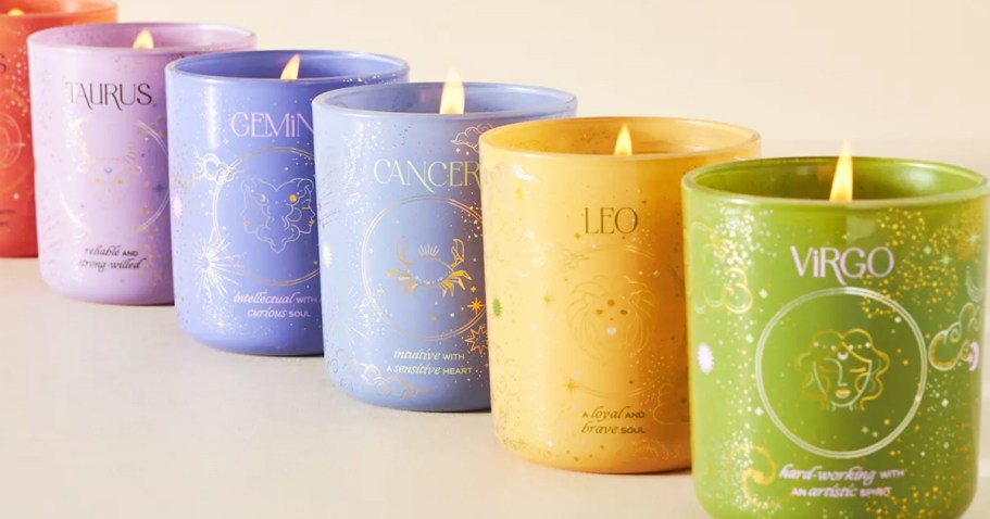EXTRA 40% Off Anthropologie Sale | Giftable Zodiac Candles Only $14.97 (Reg. $38)