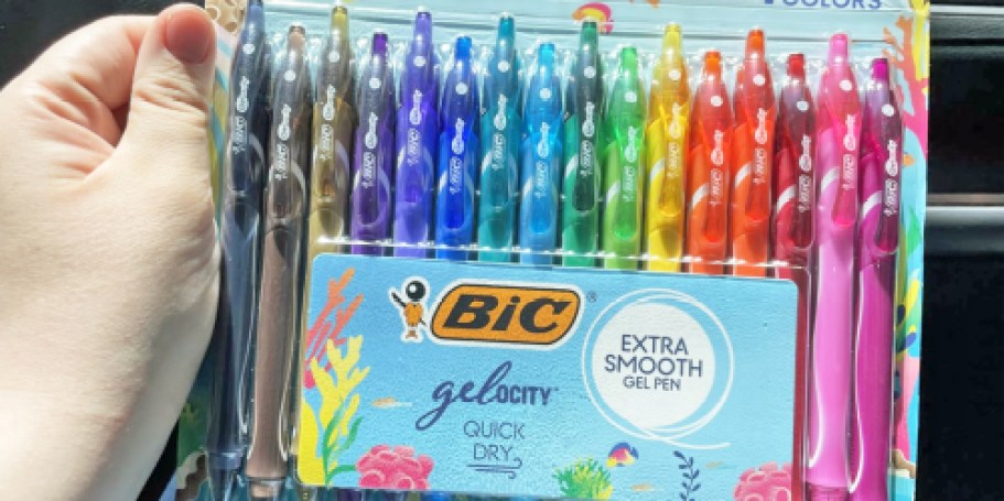 BIC Gelocity Gel Pens 16-Pack Only $12.73 Shipped on Amazon (Reg. $27) – Lightning Deal!