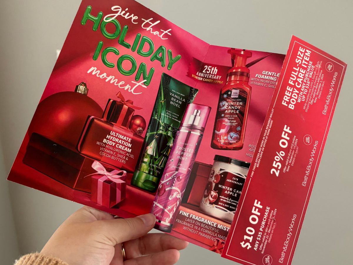 New Bath & Body Works Mailer: FREE Full-Size Body Care & Black Friday Coupon Inside!