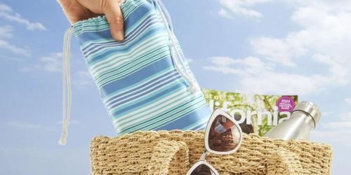 Sand-Friendly Beach Towel Just $5 on Walmart.online (Regularly $14) | Includes Bag & Storage Pocket