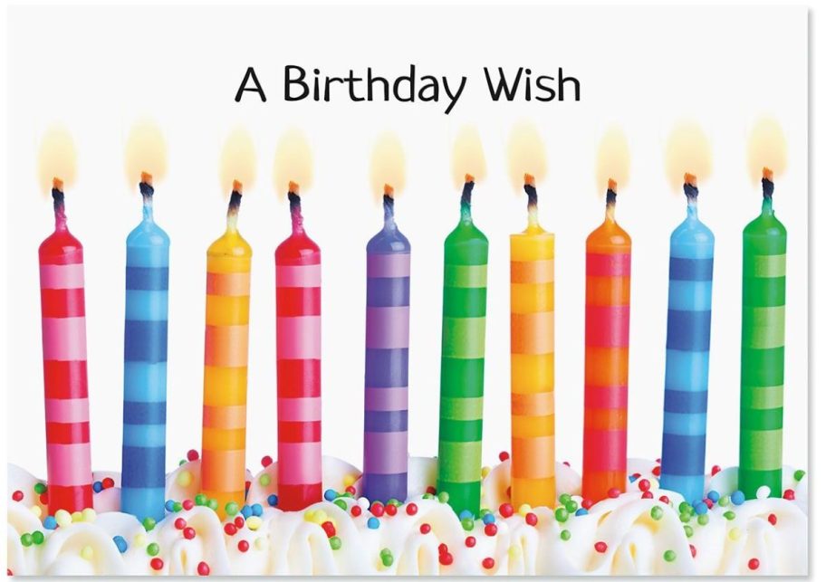 Stock image of a Birthday Card