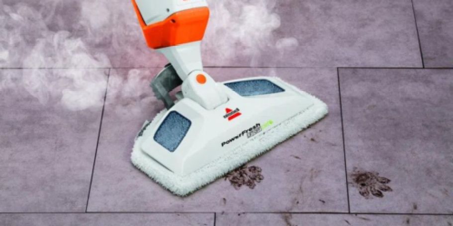 Bissell Steam Mop ONLY $59.99 Shipped (Reg. $170) | Scrubs & Sanitizes