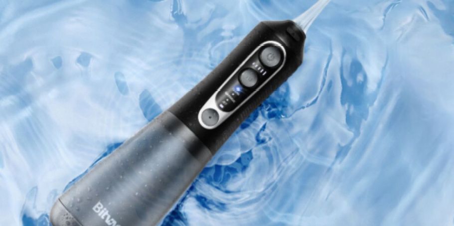 Bitvae Water Flosser w/ Replacement Tips Just $14.99 on Amazon | One Charge Lasts 40 Days!