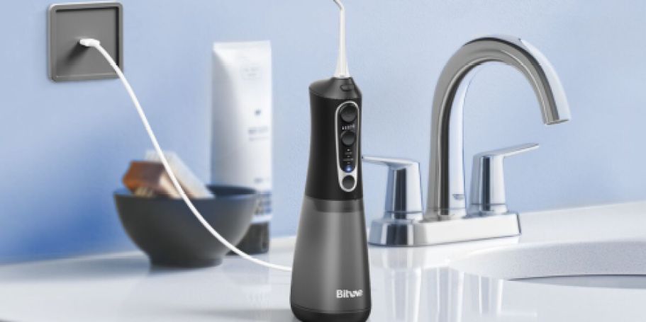 Bitvae Water Flosser Just $14.99 on Amazon | Lasts Up to 40 Days On a Single Charge