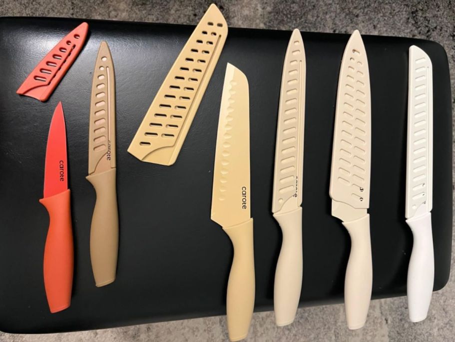 Carote 12-Piece Knife Sets Only $17.99 on Amazon (Regularly $30)