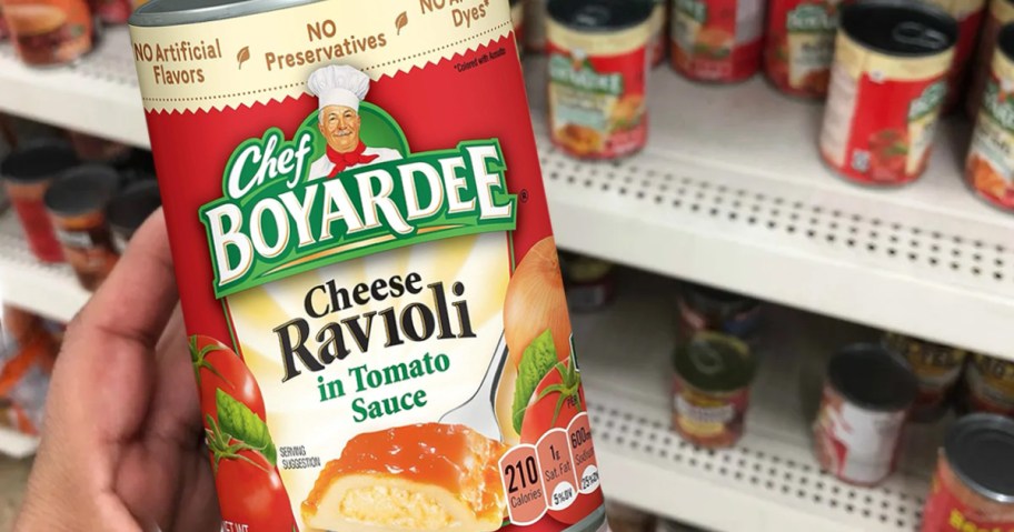 Chef Boyardee Cheese Ravioli in Tomato Sauce