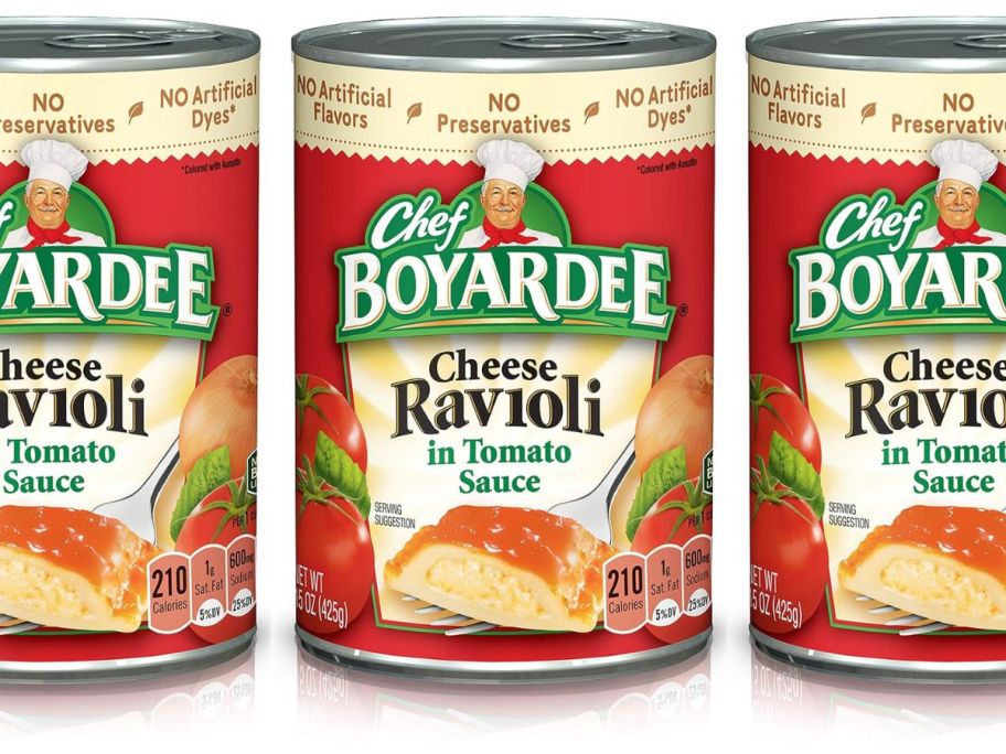 Chef Boyardee Cheese Ravioli