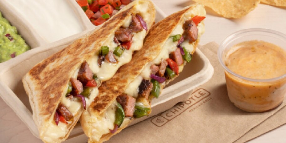 Chipotle BOGO Quesadilla Promo Codes Dropping on 9/23