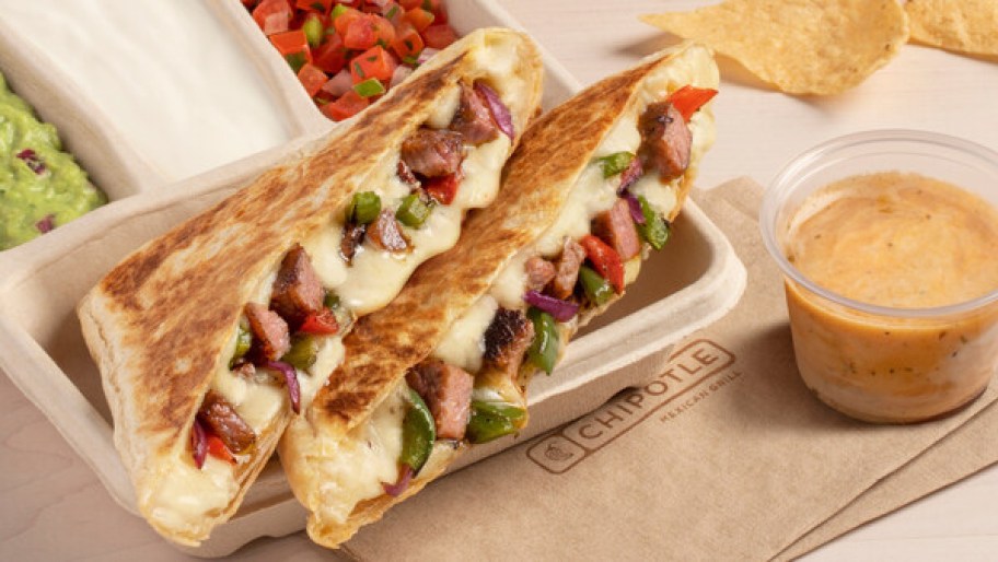 a quesadilla from chipotle