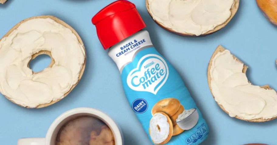 Score a FREE Coffee Mate Bagel & Cream Cheese Flavored Creamer at 12 PM ET!