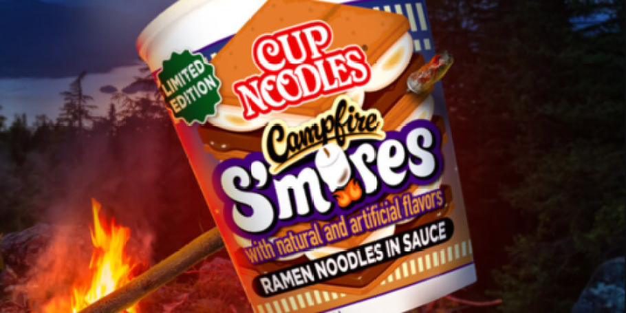 Nissin Cup Noodles Campfire S’mores – Would You Try?