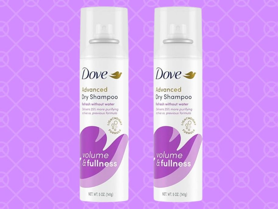 Dove Dry Shampoo Volume & Fullness 2 Count for Oily Hair for Refreshed Hair 5 oz stock image