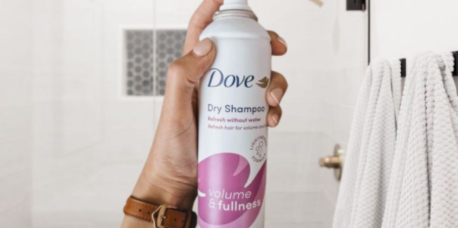 Dove Dry Shampoo 2-Pack $6.93 Shipped w/ Stackable Amazon Savings (Under $3.50 Each!)