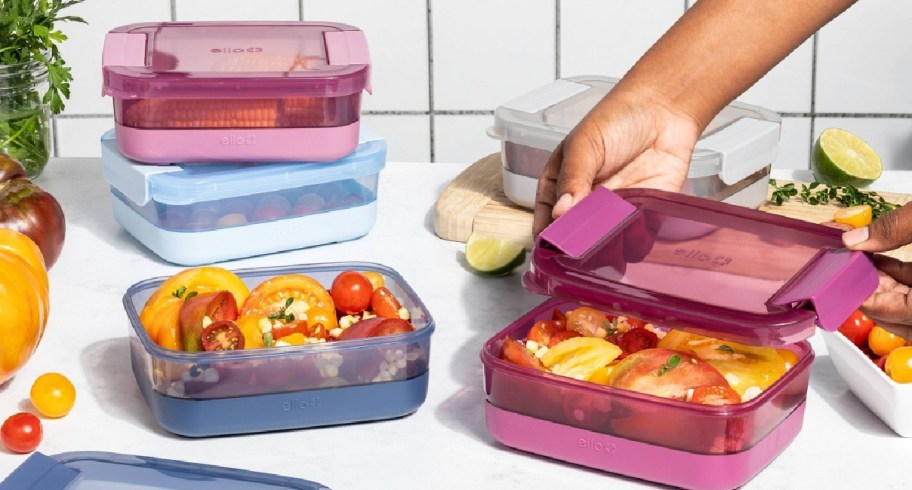 Ello 10-Piece Plastic Meal Prep Container Set Just $19.99 on Target.online