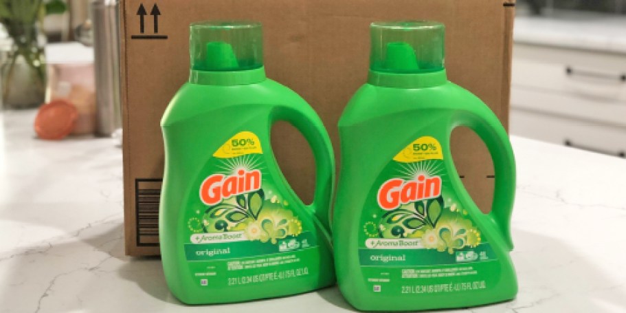 Gain Laundry Detergent 65oz 2-Pack Just $10.95 Shipped on Amazon (Only $5.48 Each!)