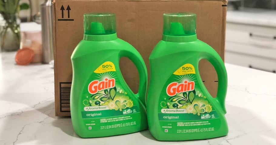 Gain Laundry Detergent 65oz 2-Pack Just $10.95 Shipped on Amazon (Only $5.48 Each!)