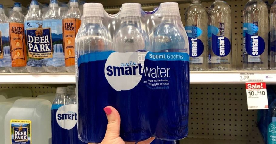 Smartwater 16.9oz Bottles 6-Pack ONLY $3.50 Shipped on Amazon (58¢ each)