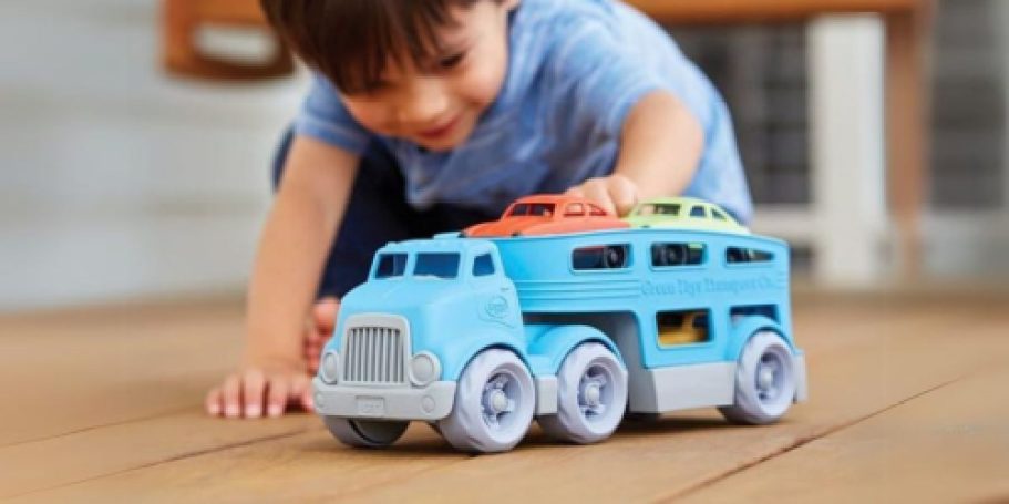 Up to 50% Off Green Toys on Amazon | Car Carrier Vehicle Only $11.99 (Reg. $25)