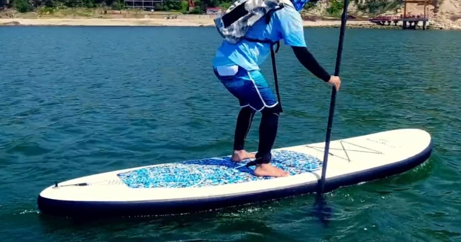 *HOT* Inflatable Paddle Board & Accessories Just $69 Shipped on Amazon – Will Sell Out!