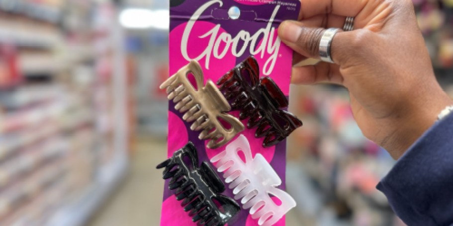 Goody Claw Clips 4-Count Just $1.79 at Walmart (Reg. $8)