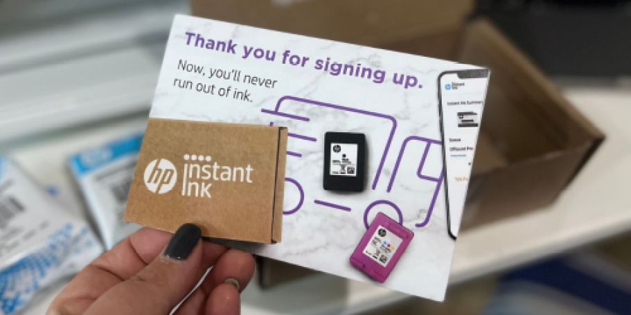 FREE $10 HP Instant Ink Credit | Ink from $1.49 Per Month Delivered (Always Have Ink On-Hand)