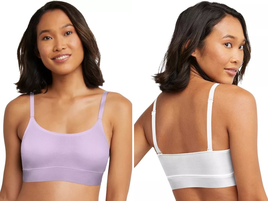 Hanes Originals Women's Wirefree Bralette 2-Pack