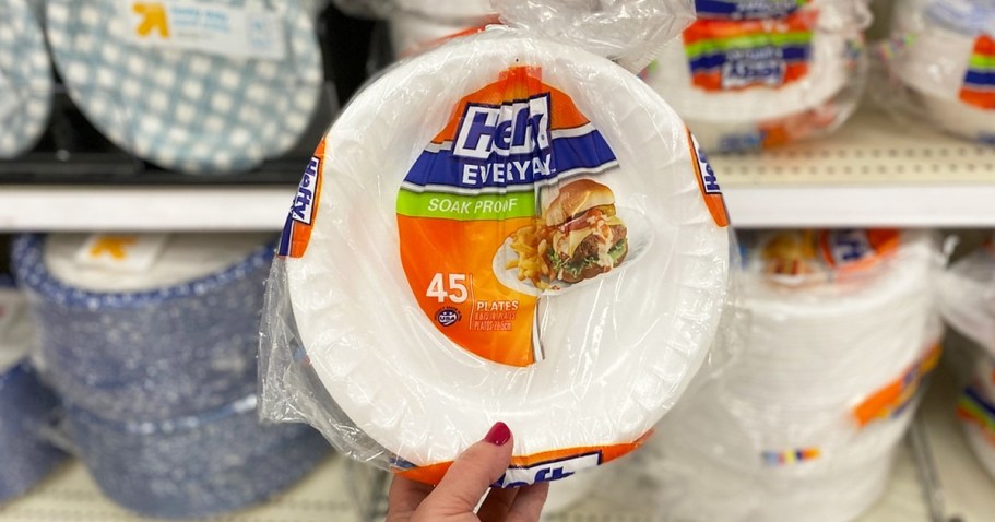 Hefty Foam Plates 45-Count Pack Only $2 Shipped on Amazon