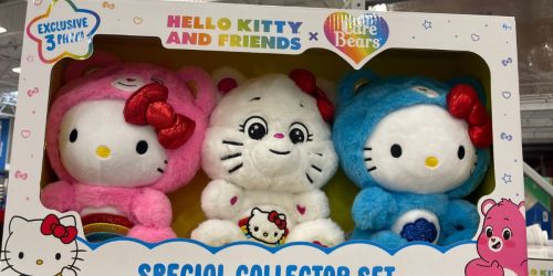 Hello Kitty x Care Bears Collector’s Set 3-Pack Only $24.97 at Sam’s Club