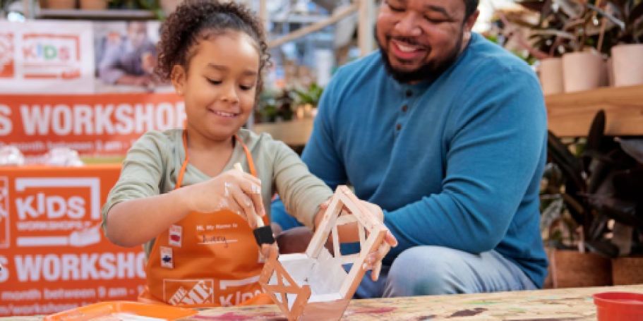 FREE Home Depot Kids Workshop on November 2nd – Register Now to Make a Pumpkin Tic-Tac-Toe