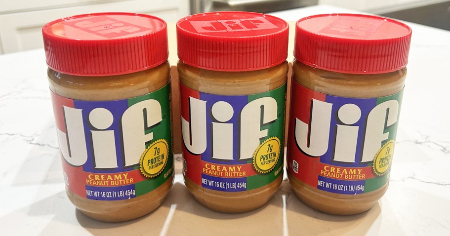 THREE Jif Peanut Butter Jars Only $6 Shipped on Amazon (Just $2 Each)