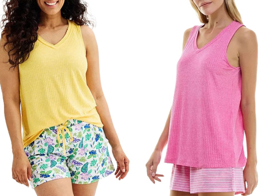 Croft & Barrow Pajama Shorts and Pajama Tank Top Set