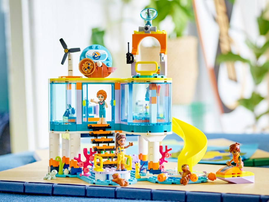 LEGO Friends Sea Rescue Center on table