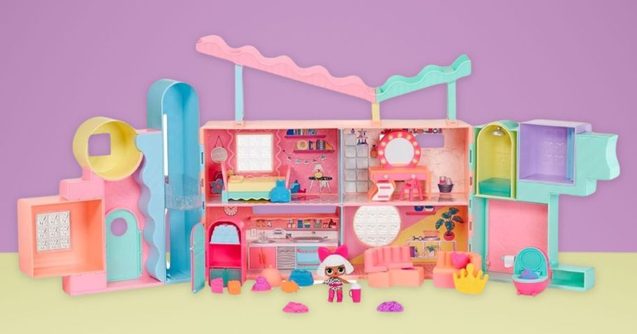 LOL Surprise Squish Sand Magic House Playset