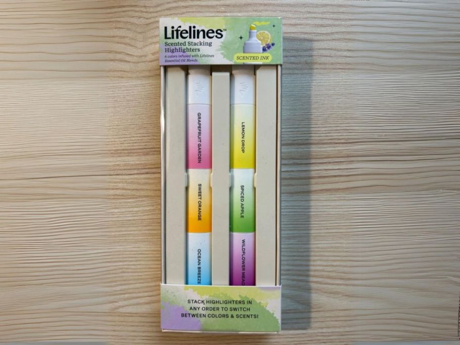 Lifelines Scented Stacking Highlighters 2-Pack box