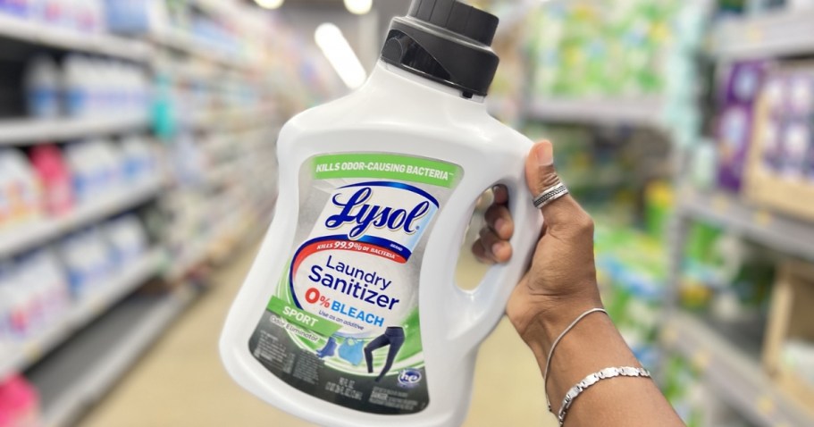 Lysol Sport Laundry Sanitizer 90oz Just $9 Shipped on Amazon