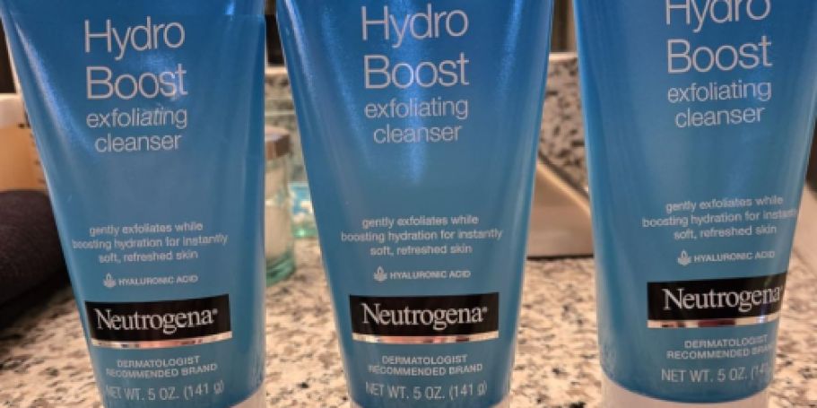 Neutrogena Hydro Boost Facial Cleanser 3-Pack $20.98 Shipped on Amazon (Just $6.99 Each)