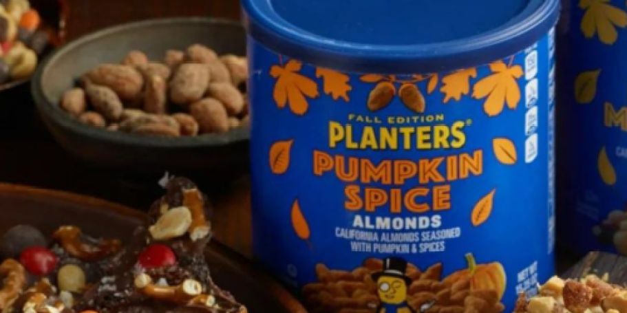 Planters Pumpkin Spice Almonds are Back & Only $5.69 Shipped on Amazon