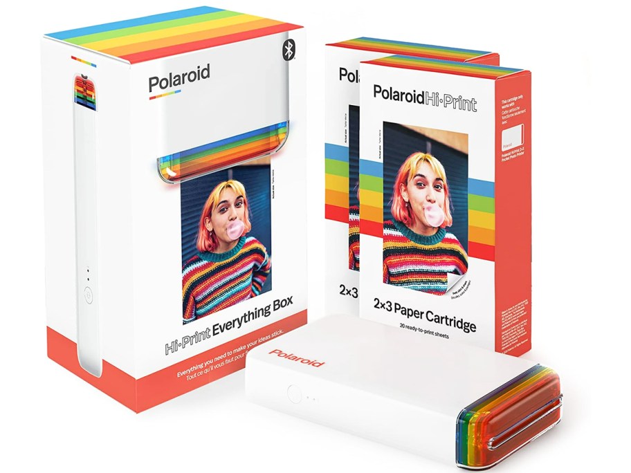 Polaroid Hi-Print Everything bundle with photo printer and extra paper