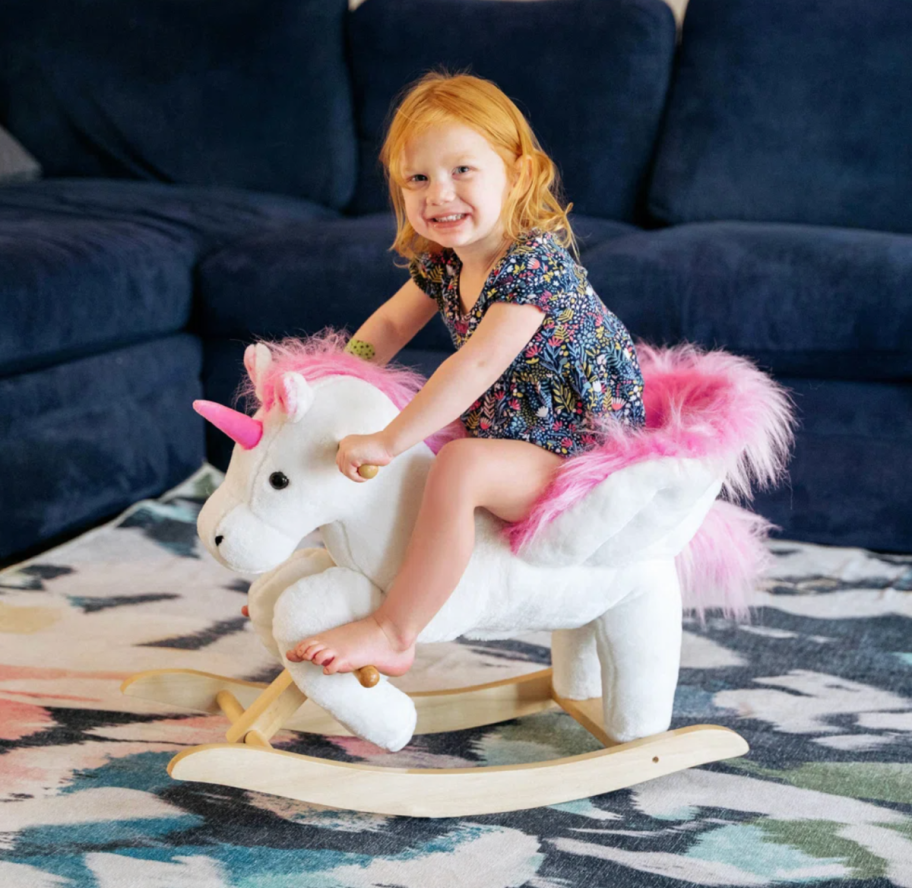 Qaba Kids rocking horse from wayfair