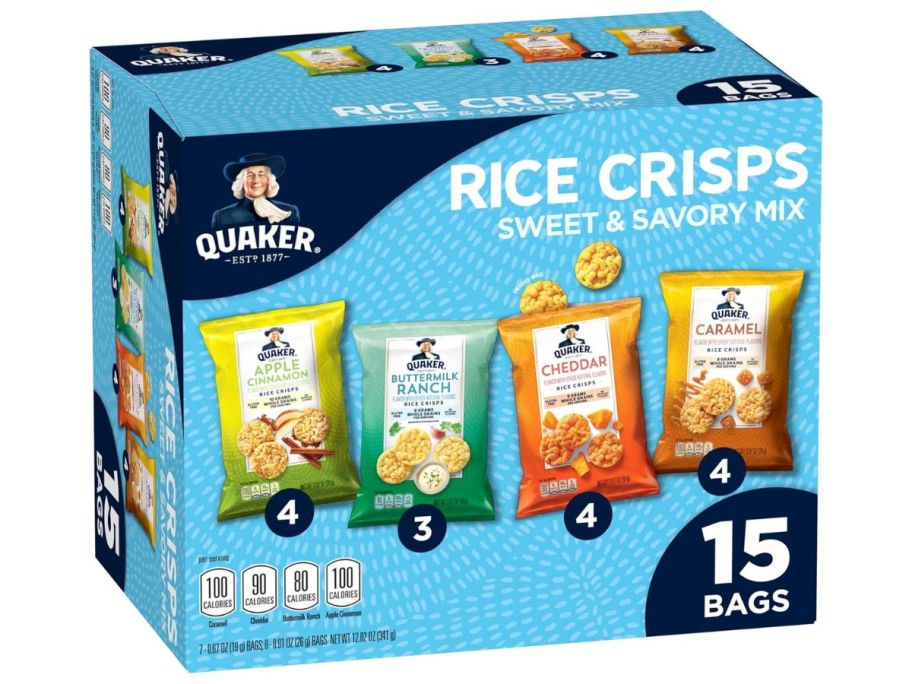 Quaker Rice Crisps Savory and Sweet Mix